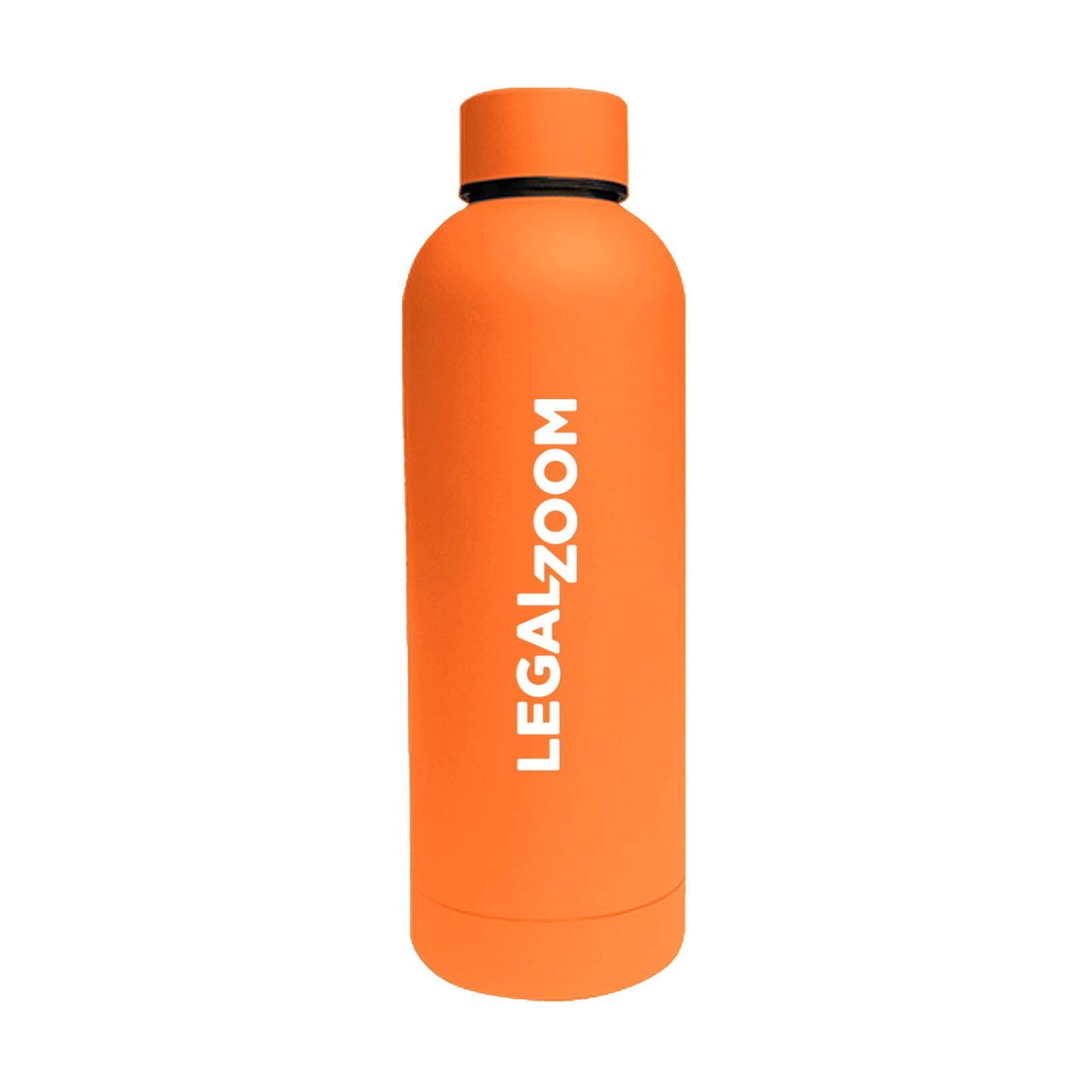 17 oz Double Wall Stainless Steel Bottle with a Rubberized Finish