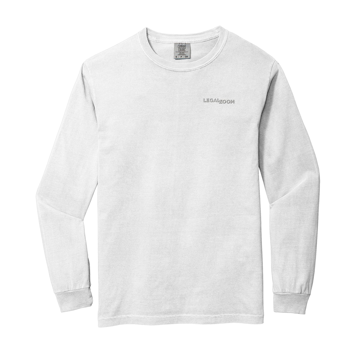 COMFORT COLORS Heavyweight Long Sleeve Tee - White