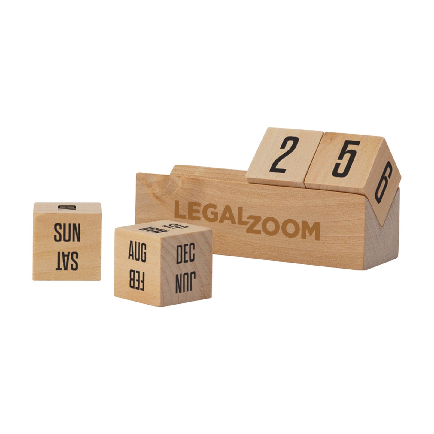 Wooden Desk Calendar