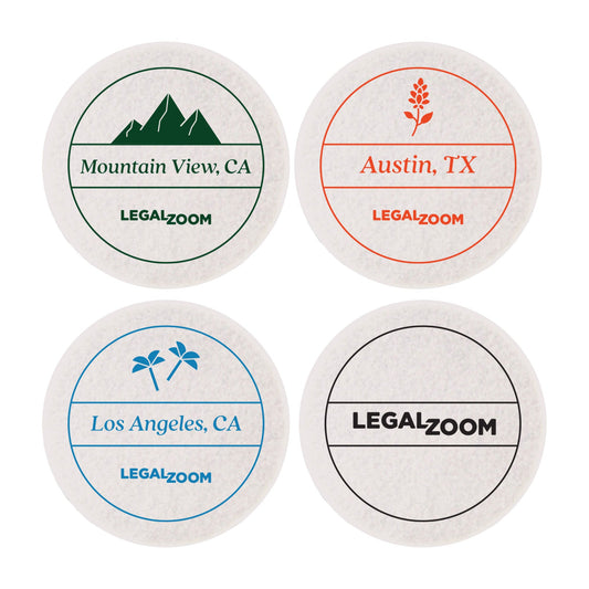 LegalZoom Felt Coaster
