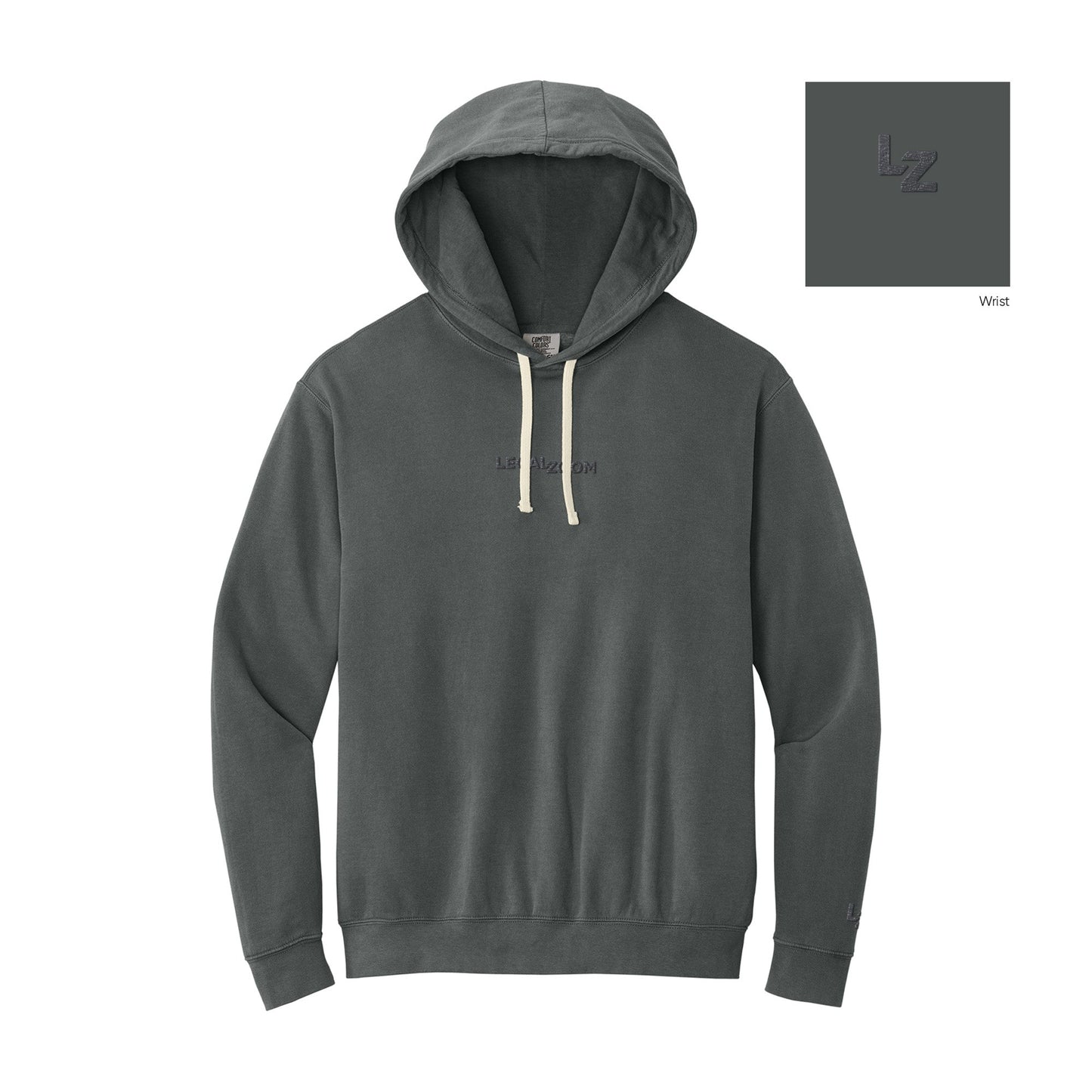 Comfort Colors Lightweight Hooded Sweatshirt - Grey